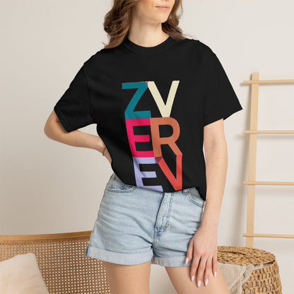 ALEXANDER ZVEREV Colorblock Vertical Logo T‑Shirt
