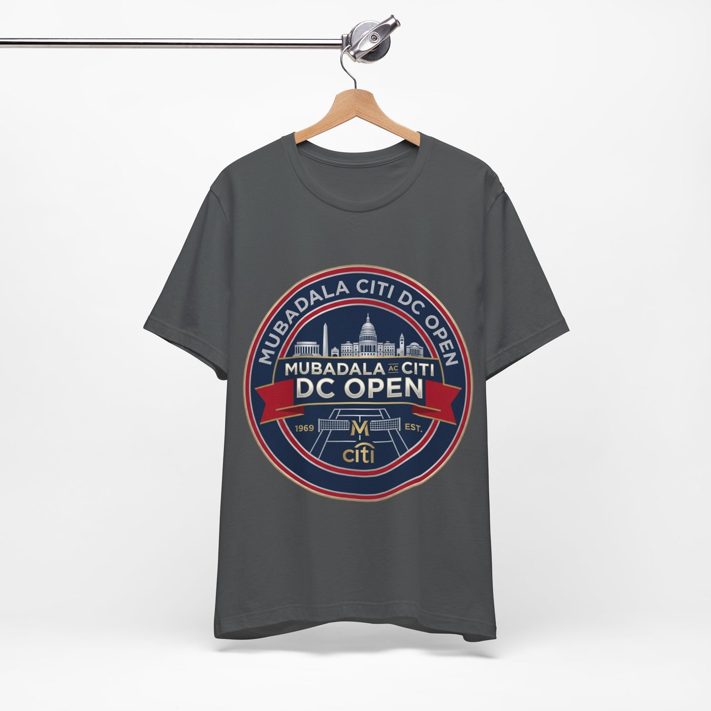 DC Open Tennis Tee — 'Mubadala Citi DC Open' Vintage Badge Shirt