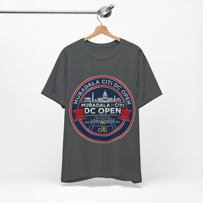 DC Open Tennis Tee — 'Mubadala Citi DC Open' Vintage Badge Shirt