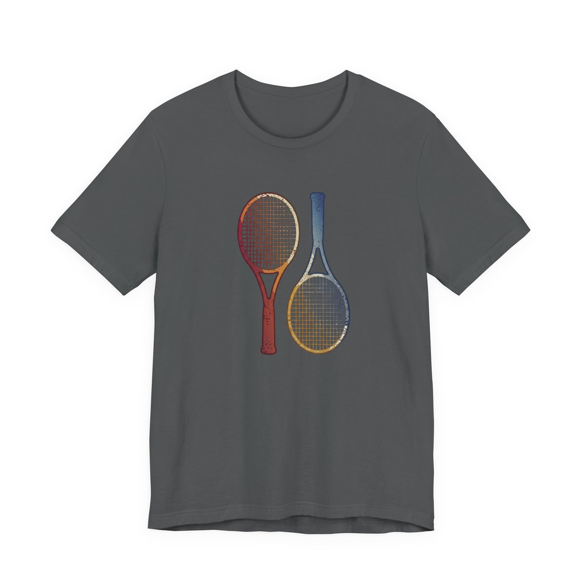 Tennis Rackets Tee — Vintage Wooden Racquets Graphic Shirt