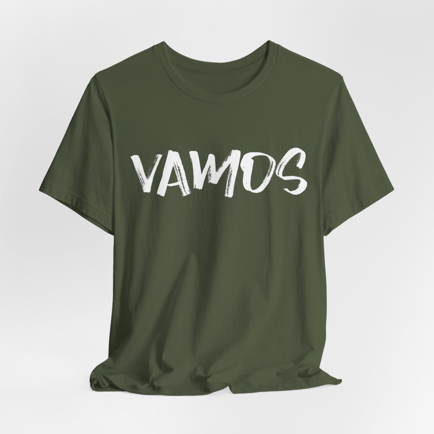 Vamos T-Shirt — Bold Brush Script Graphic Tee