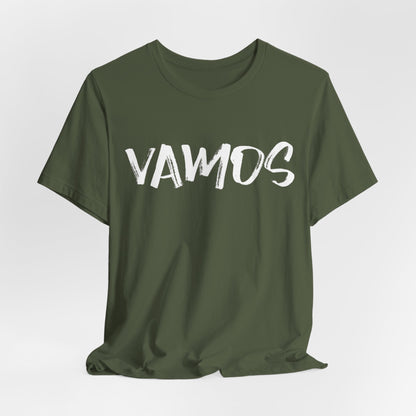 Vamos T-Shirt — Bold Brush Script Graphic Tee