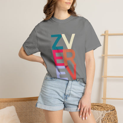 ALEXANDER ZVEREV Colorblock Vertical Logo T‑Shirt