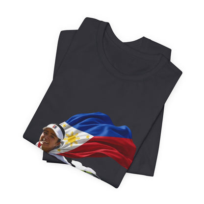 Tennis Superhero Tee — Philippine Flag Athlete Graphic