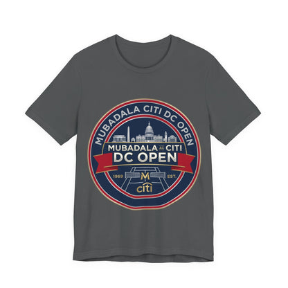 DC Open Tennis Tee — 'Mubadala Citi DC Open' Vintage Badge Shirt