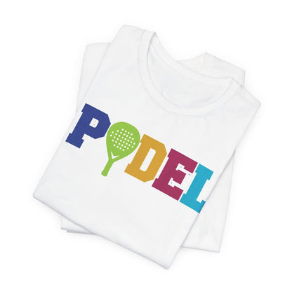 PÖDEL Paddle Tee – Colorful Pickleball Graphic T-Shirt