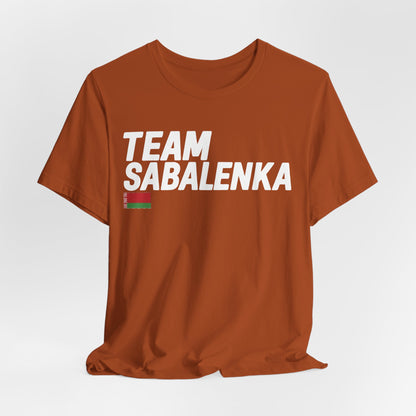 Team Sabalenka Minimalist Pan-African Flag T-shirt