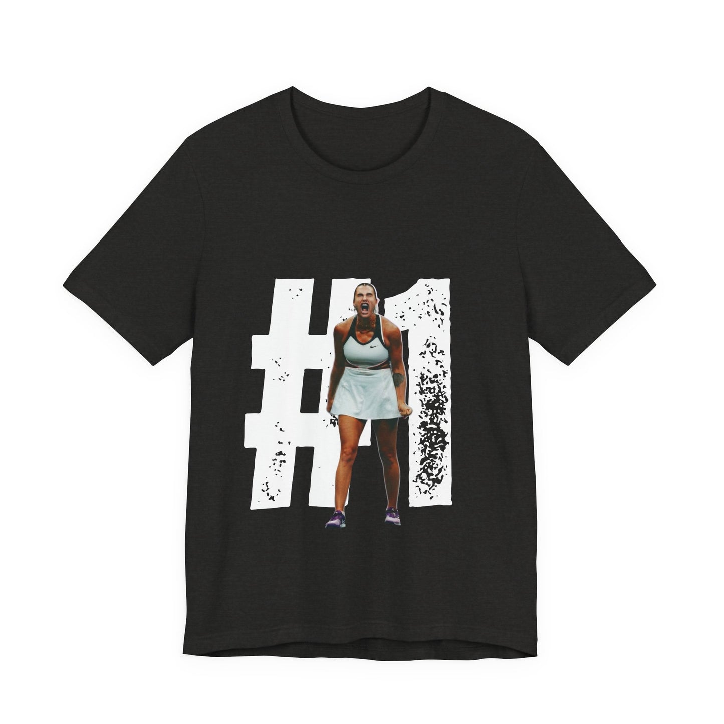 Tennis Player Graphic Tee — Fierce Court Celebration Shirt