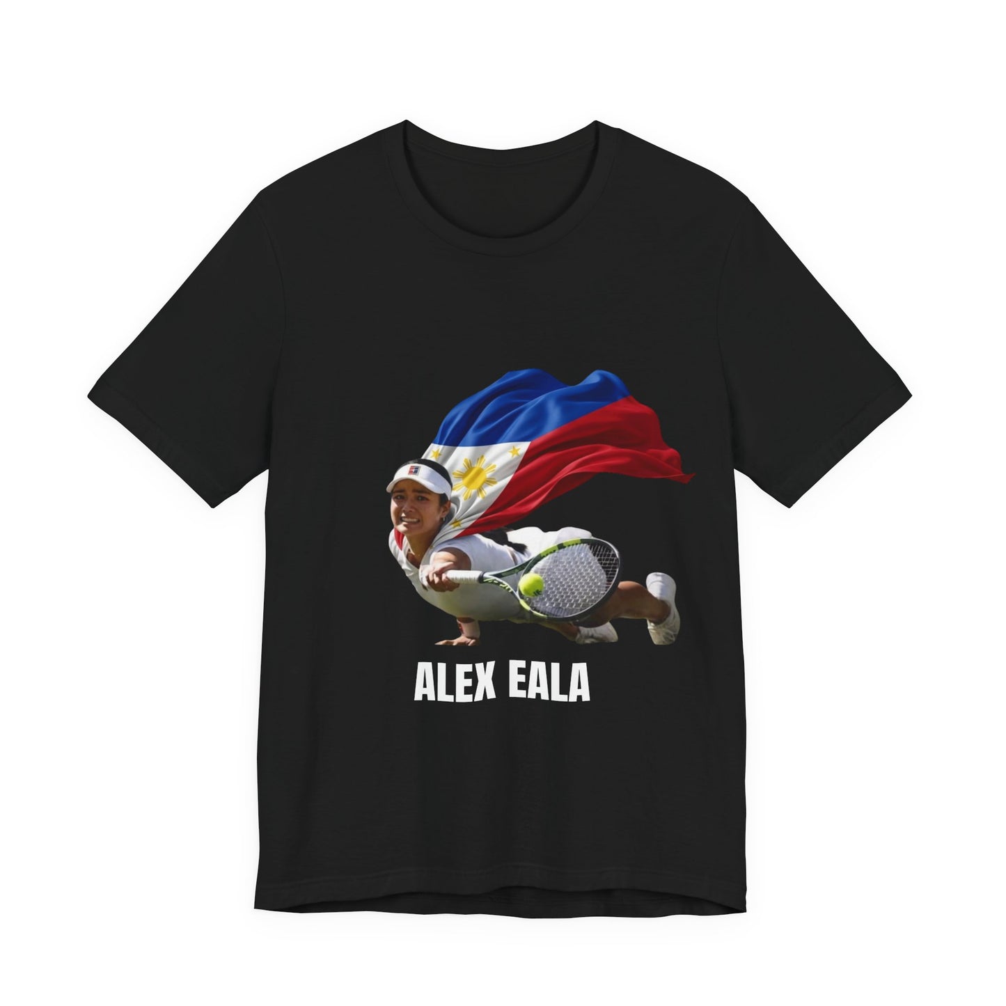 Tennis Superhero Tee — Philippine Flag Athlete Graphic