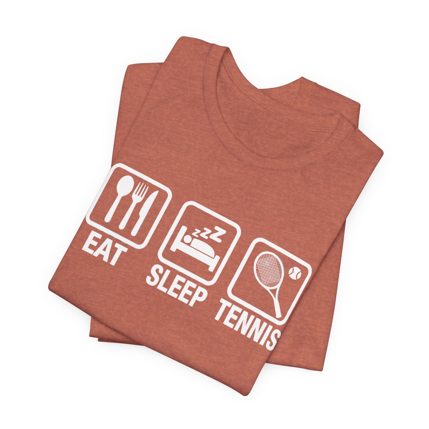 Tennis Tee — "Eat Sleep Tennis" Graphic Shirt