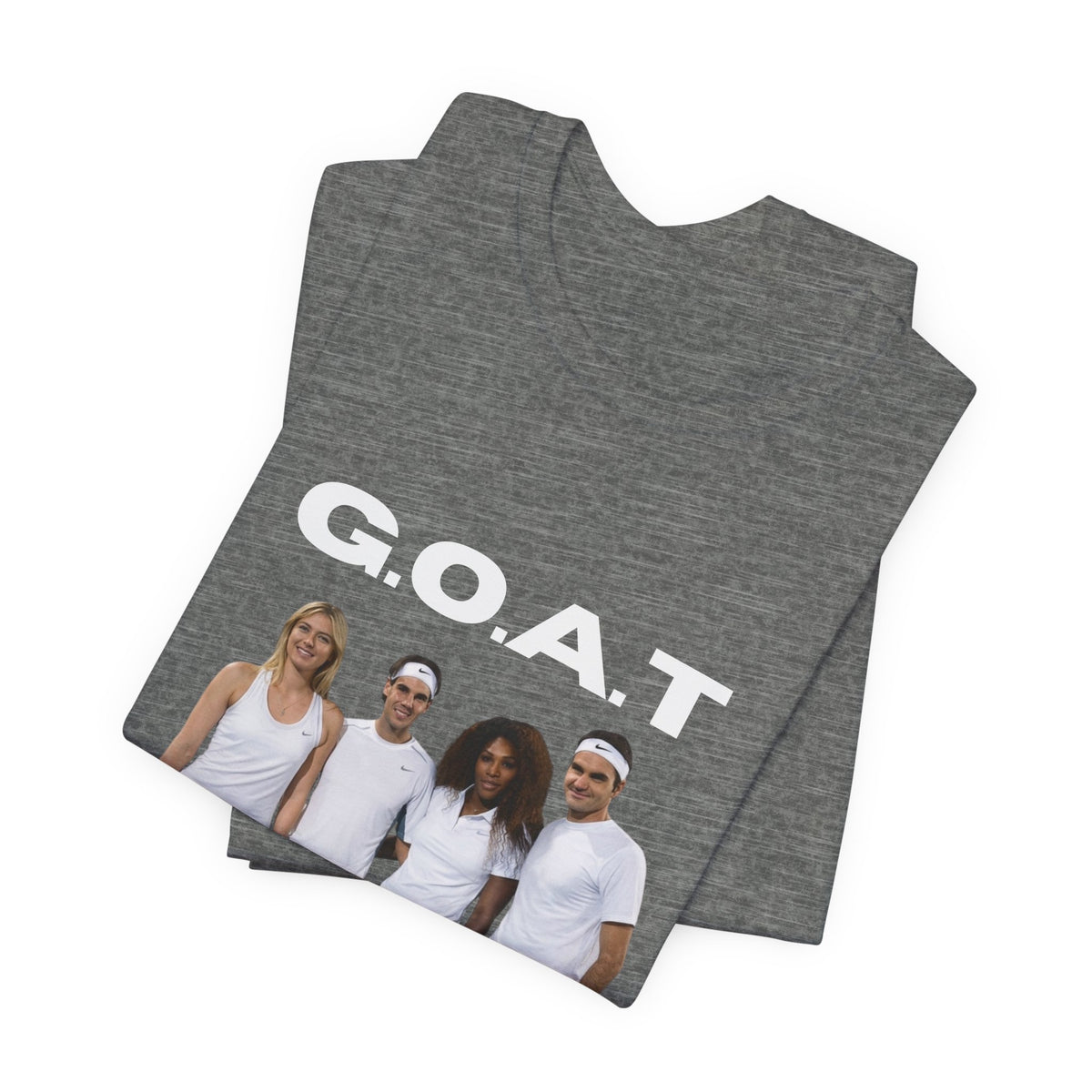 GOAT Tennis Players T-Shirt – Vintage Court Team Graphic Tee