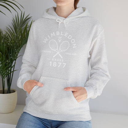 Wimbledon 1877 Tennis Hoodie — Classic Racquets Logo Pullover