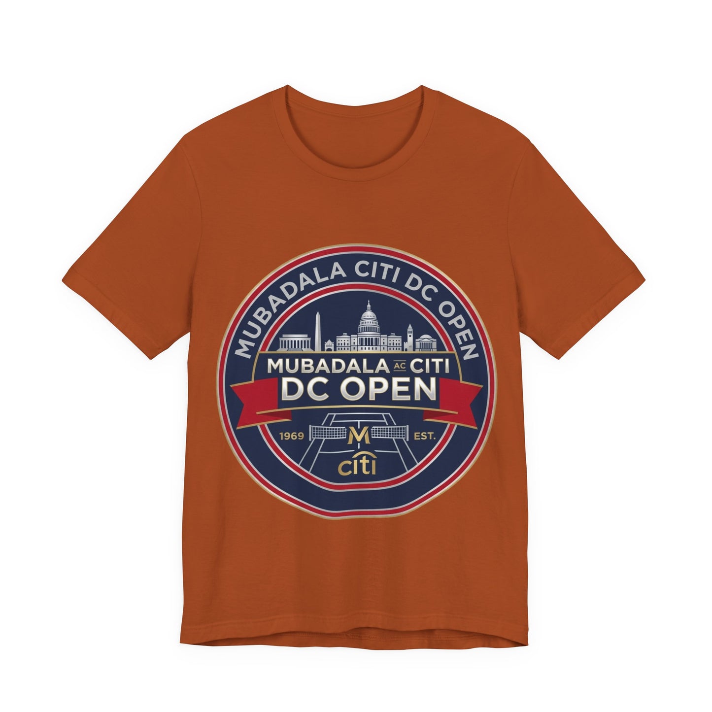 DC Open Tennis Tee — 'Mubadala Citi DC Open' Vintage Badge Shirt