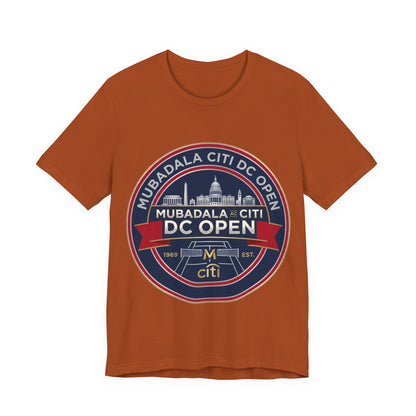 DC Open Tennis Tee — 'Mubadala Citi DC Open' Vintage Badge Shirt