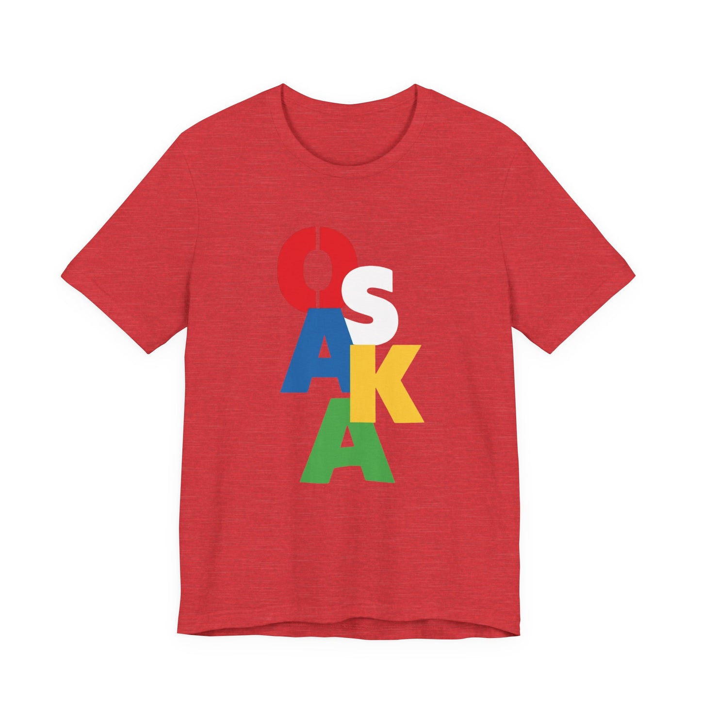 Tennis player Naomi Osaka Color Block Vertical Logo Tee