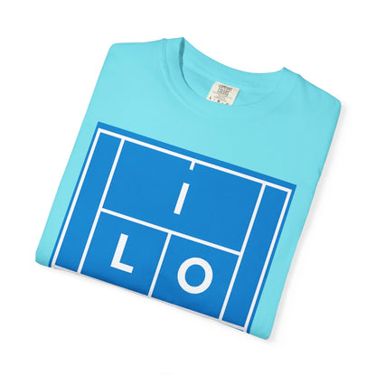 "I LOVE" Australian Open Tennis Court Graphic