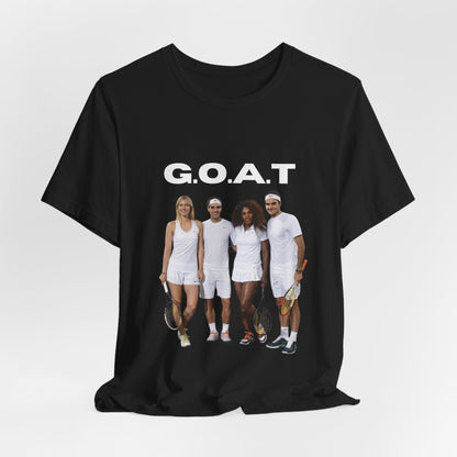 GOAT Tennis Players T-Shirt – Vintage Court Team Graphic Tee