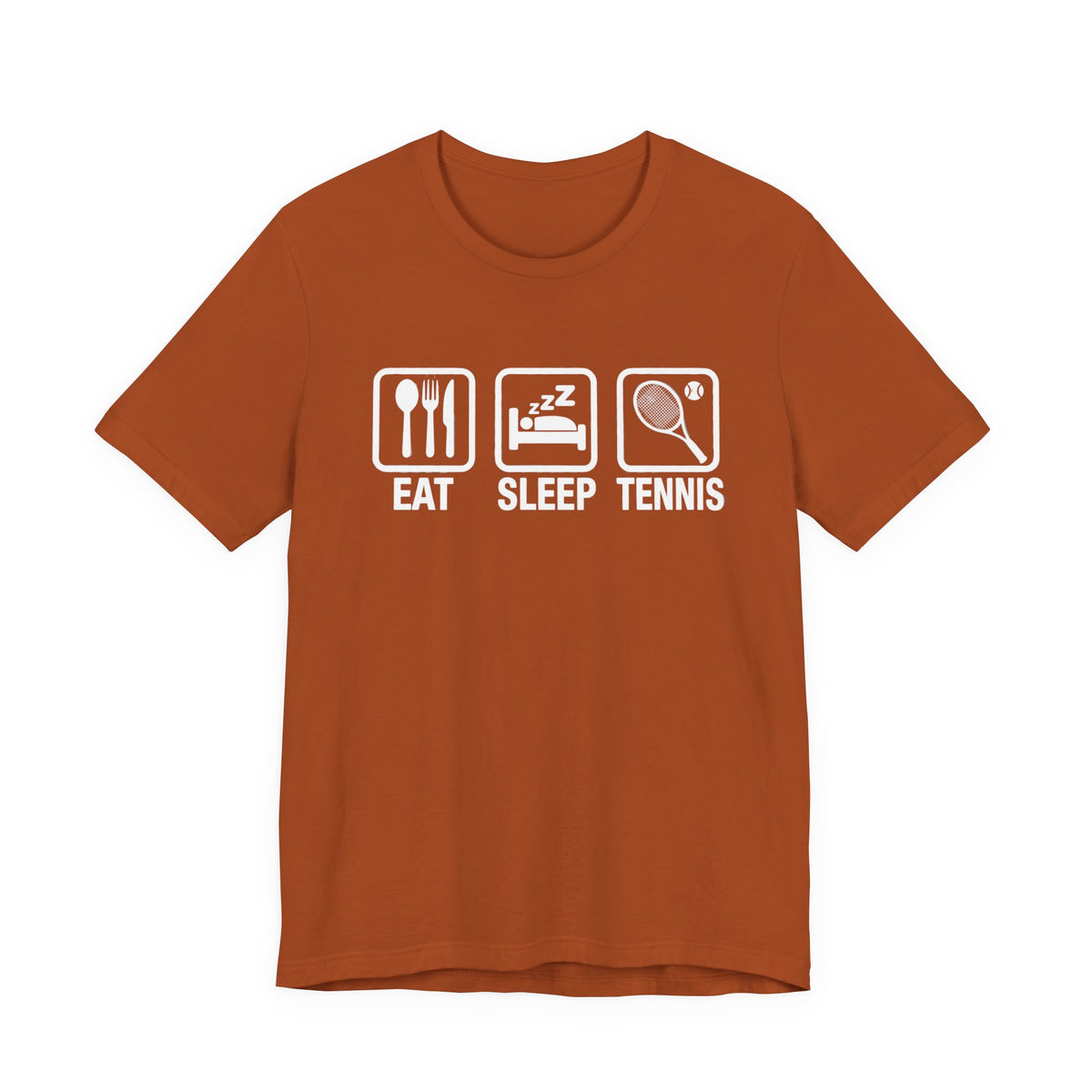 Tennis Tee — "Eat Sleep Tennis" Graphic Shirt