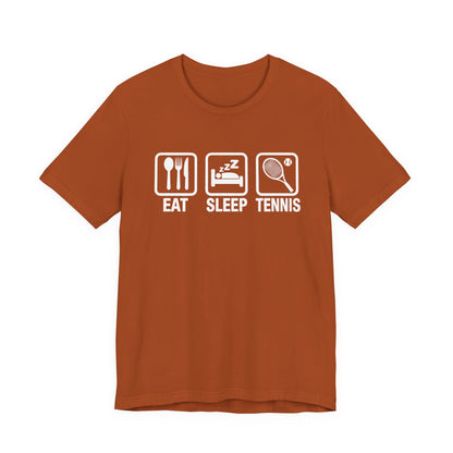 Tennis Tee — "Eat Sleep Tennis" Graphic Shirt