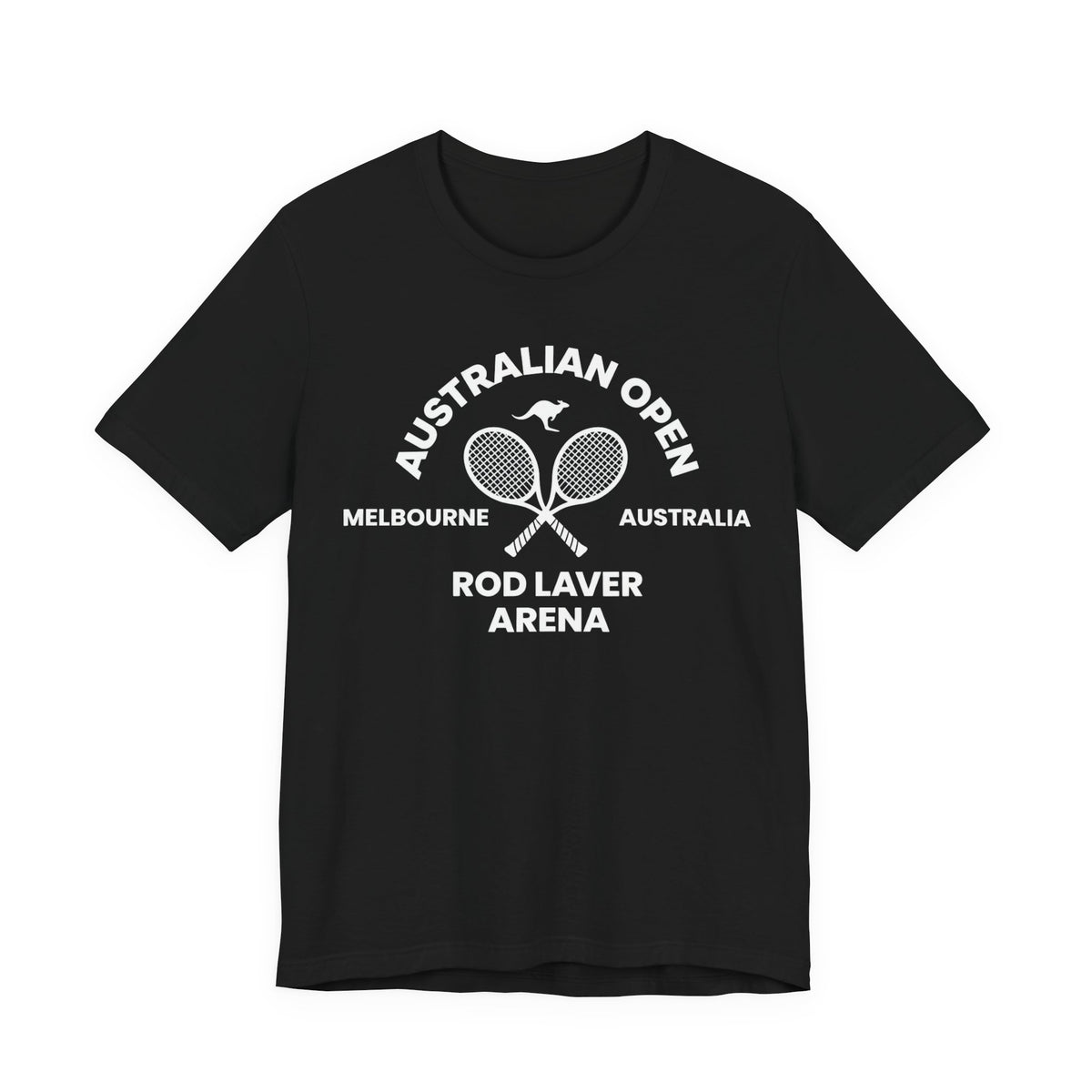 Classic White Tennis Tee — Unisex Jersey Short Sleeve