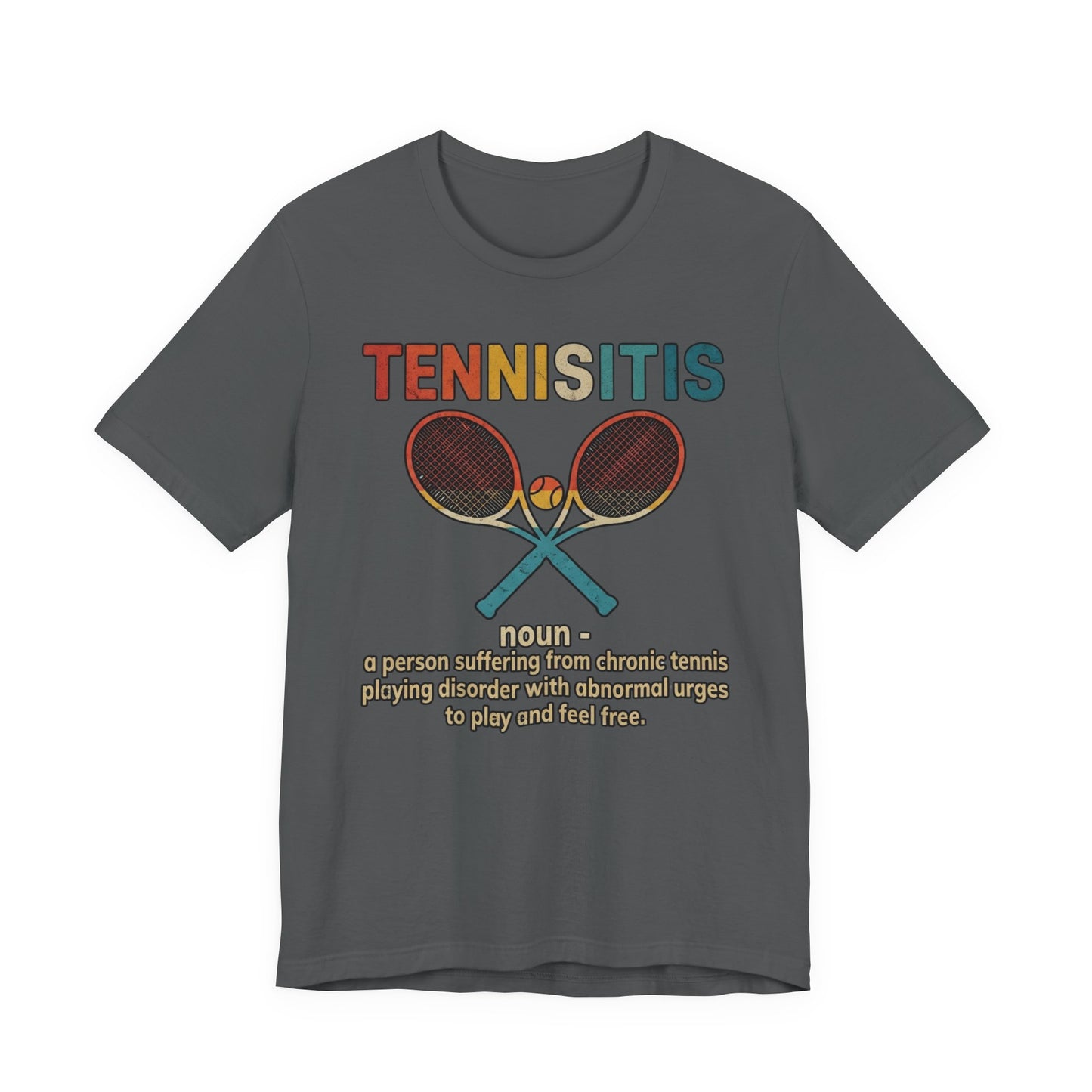 Tennisitis T-Shirt – Vintage Tennis Rackets Graphic Tee