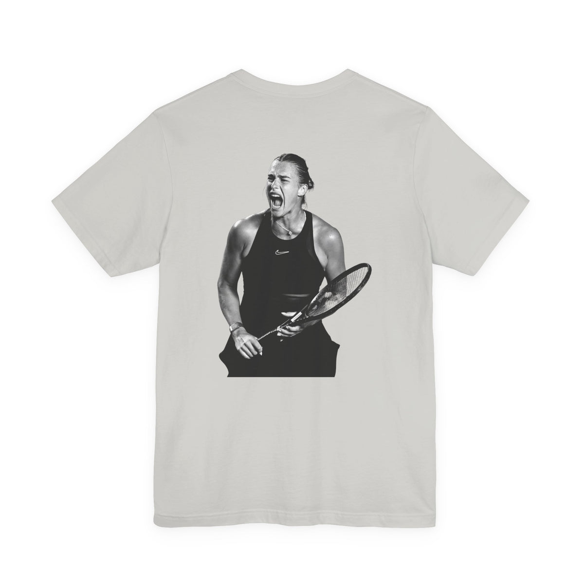 Sabalenka The Tigress Graphic Tee — Empowered Woman & Tiger Illustration