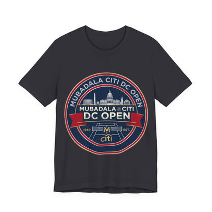DC Open Tennis Tee — 'Mubadala Citi DC Open' Vintage Badge Shirt