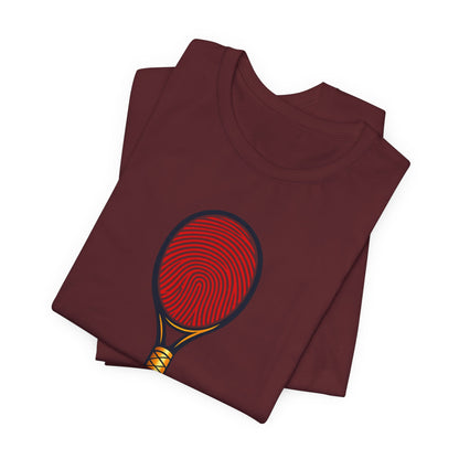 Tennis DNA T‑Shirt — "It's In My DNA" Racket Fingerprint Tee