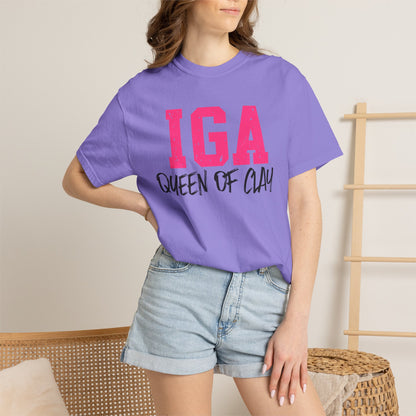 IGA Swiatek - Queen of Clay T-Shirt — Funny Pottery Mom Shirt