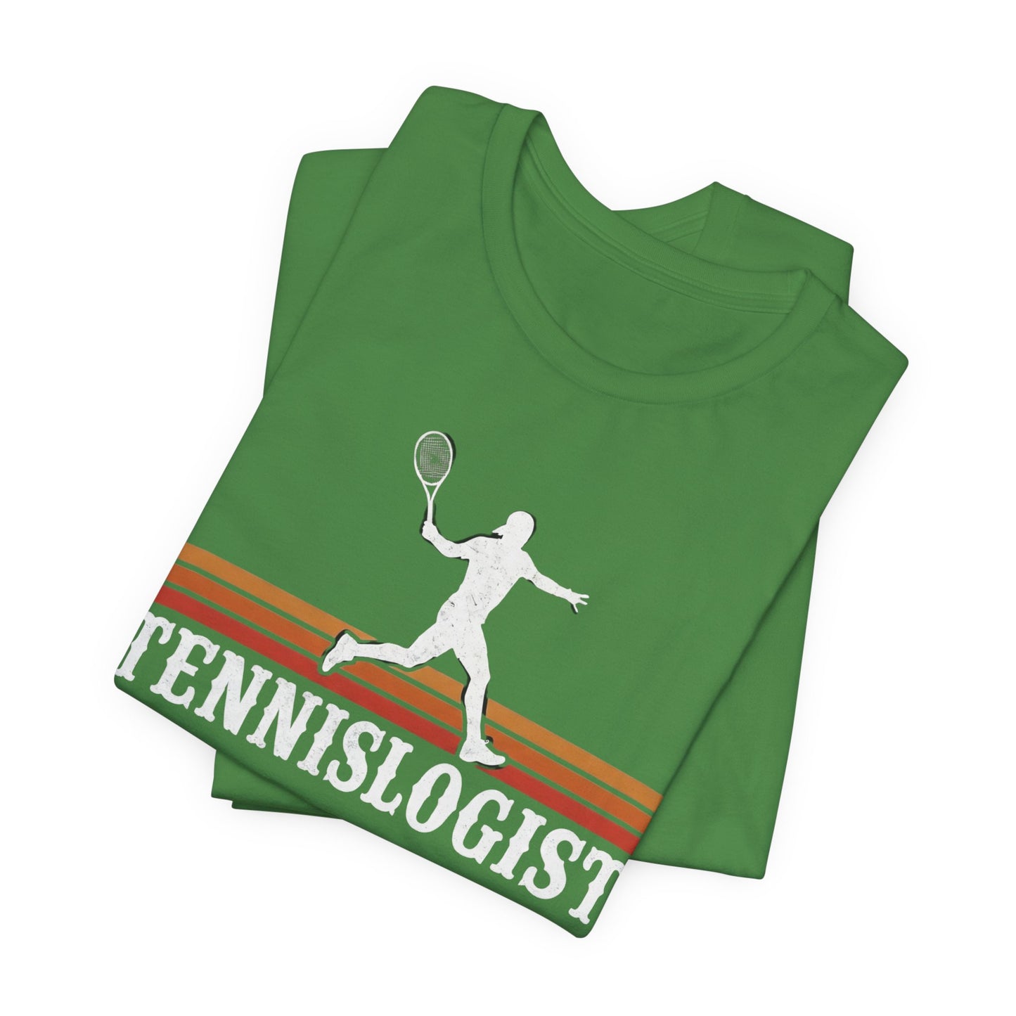 Tennislogist T‑Shirt – Retro Tennis Player Graphic Tee for Coaches & Fans