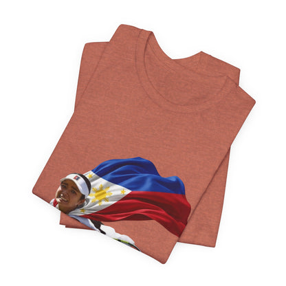 Tennis Superhero Tee — Philippine Flag Athlete Graphic