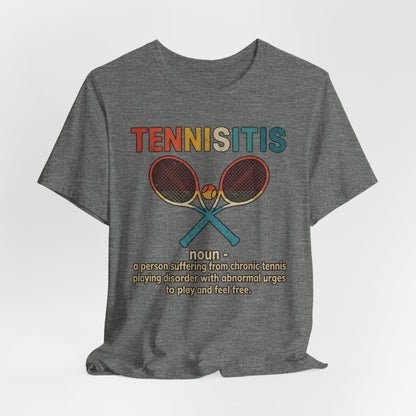 Tennisitis T-Shirt – Vintage Tennis Rackets Graphic Tee