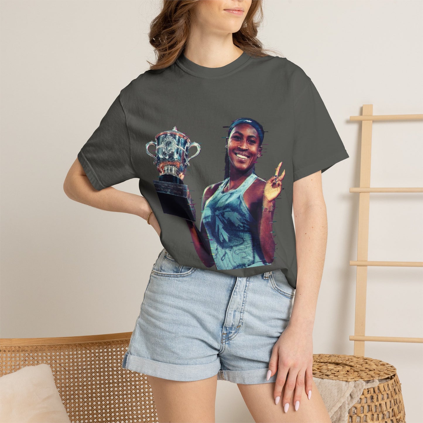 T-Shirt — Coco Gauff Champion Photo Tee