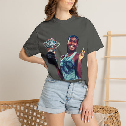 T-Shirt — Coco Gauff Champion Photo Tee