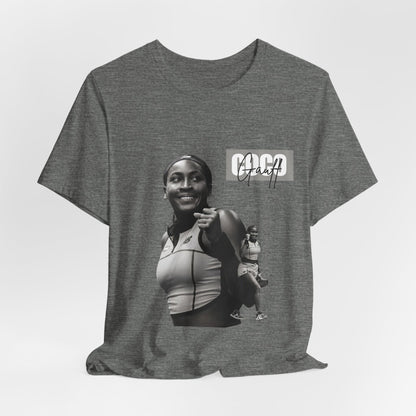 GOGP Graphic Tee — Black & White Motivational Photo T-Shirt
