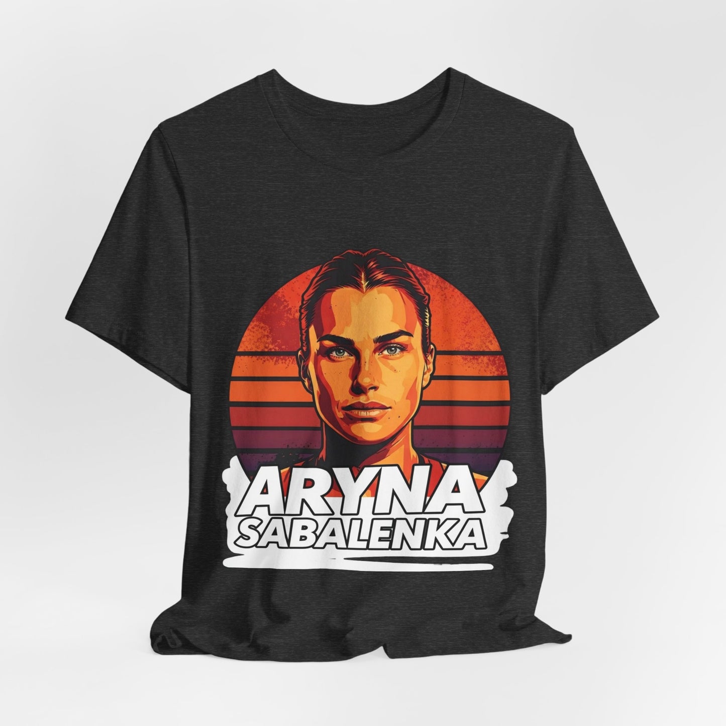 Aryna Sabalenka Graphic Tee — Vintage Sunset Tennis Player T-Shirt