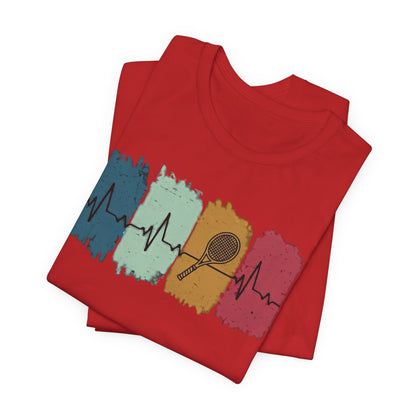 Drum Heartbeat T-Shirt – Retro Brushstroke Drumstick Heartbeat Tee