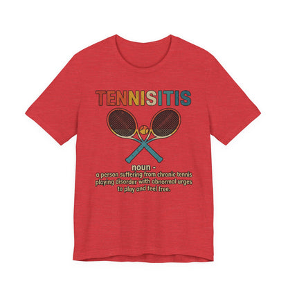 Tennisitis T-Shirt – Vintage Tennis Rackets Graphic Tee