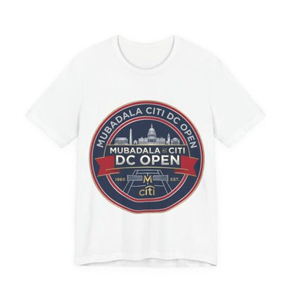 DC Open Tennis Tee — 'Mubadala Citi DC Open' Vintage Badge Shirt