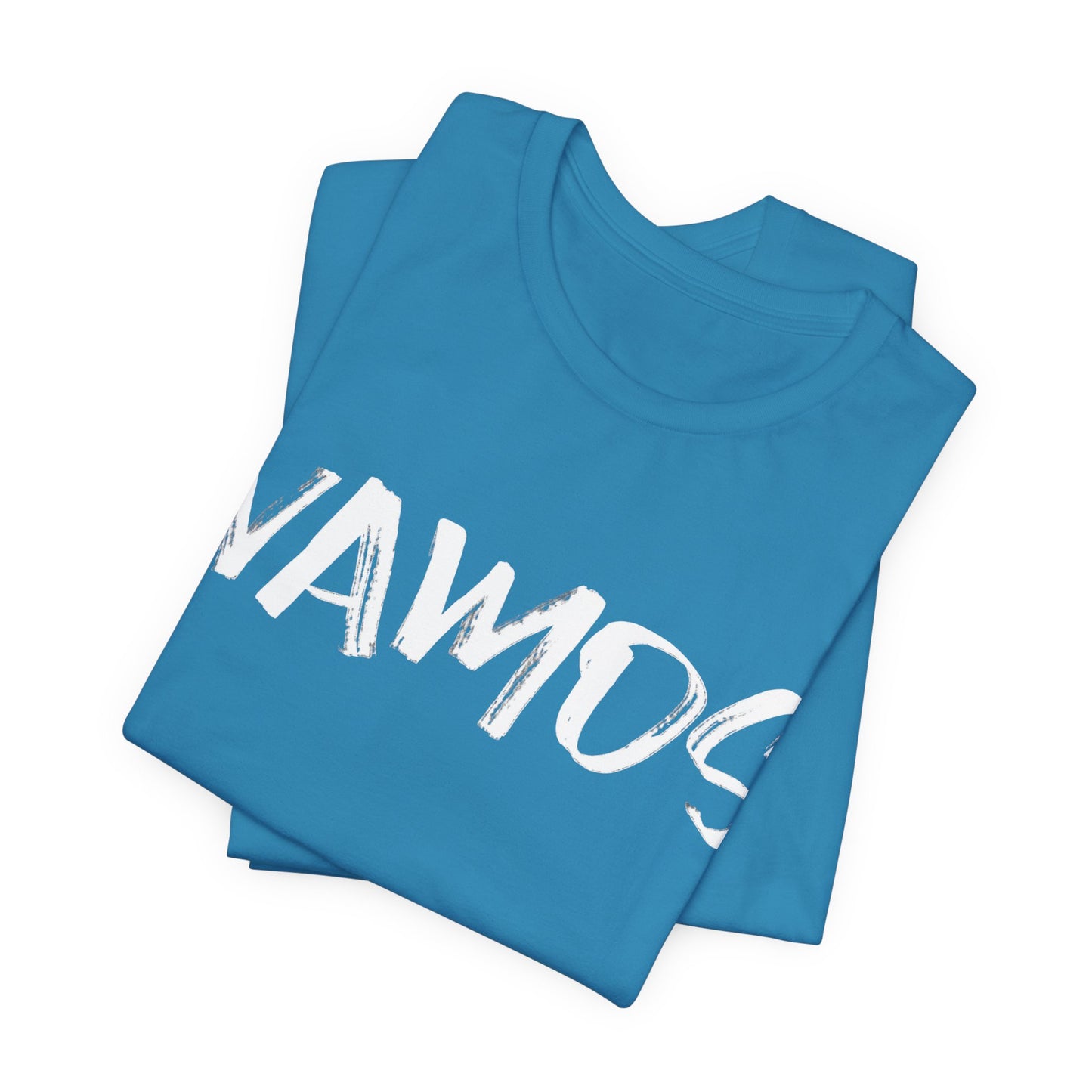 Vamos T-Shirt — Bold Brush Script Graphic Tee