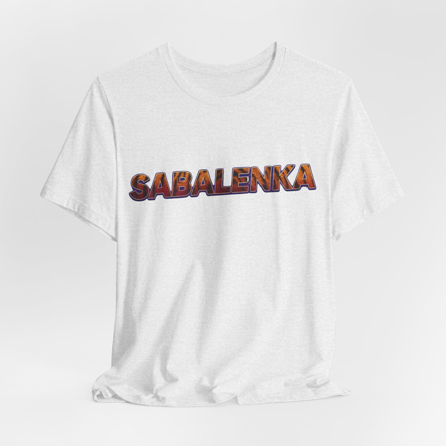 Sabalenka Tennis T‑Shirt — Bold Text Fan Tee