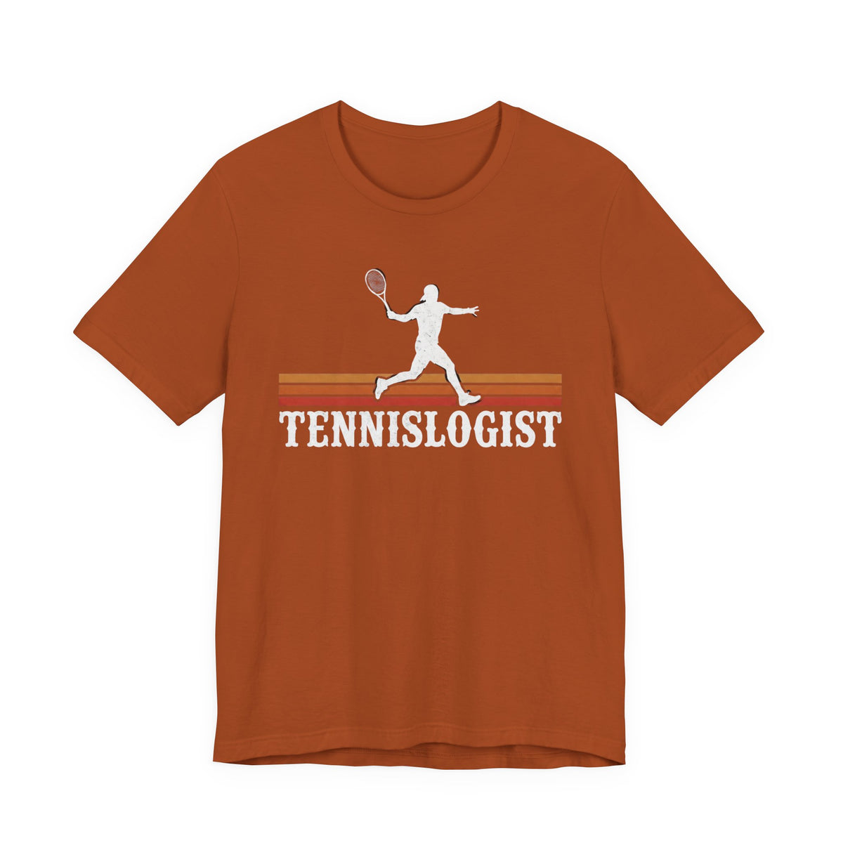 Tennislogist T‑Shirt – Retro Tennis Player Graphic Tee for Coaches & Fans