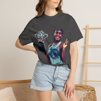 T-Shirt — Coco Gauff Champion Photo Tee