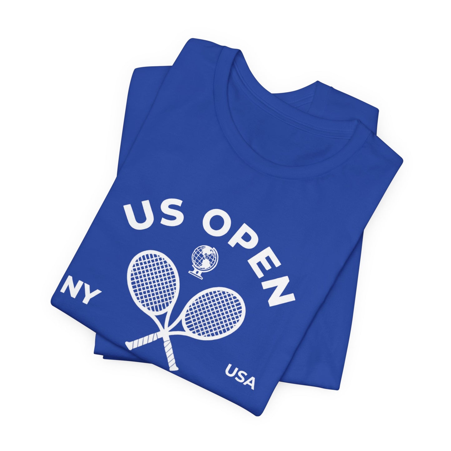 US Open Queens 2026 Tennis Tee — NY USA Vintage Racket T-Shirt