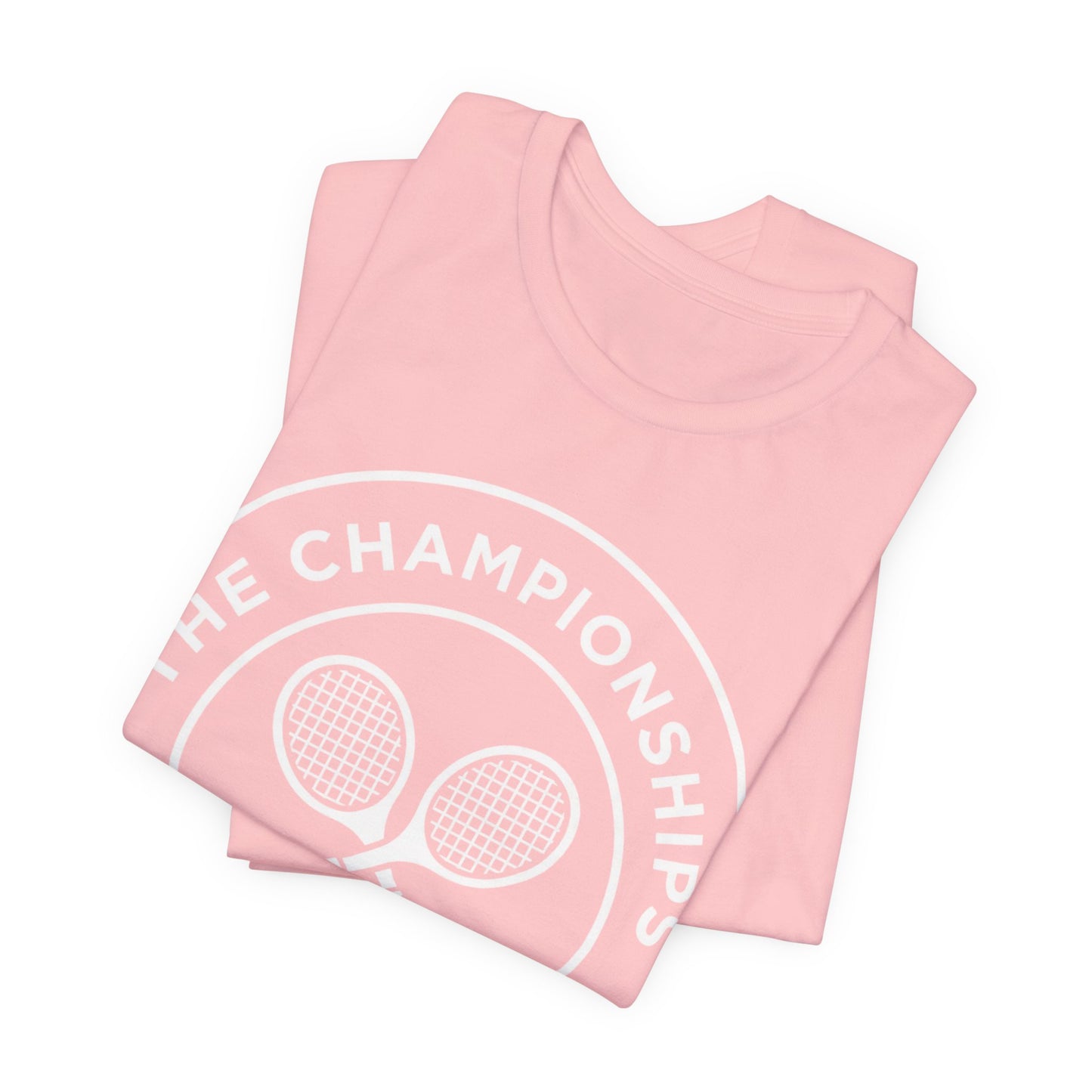 Wimbledon Championships Tennis Tee — Retro Tennis Racket Logo T-Shirt
