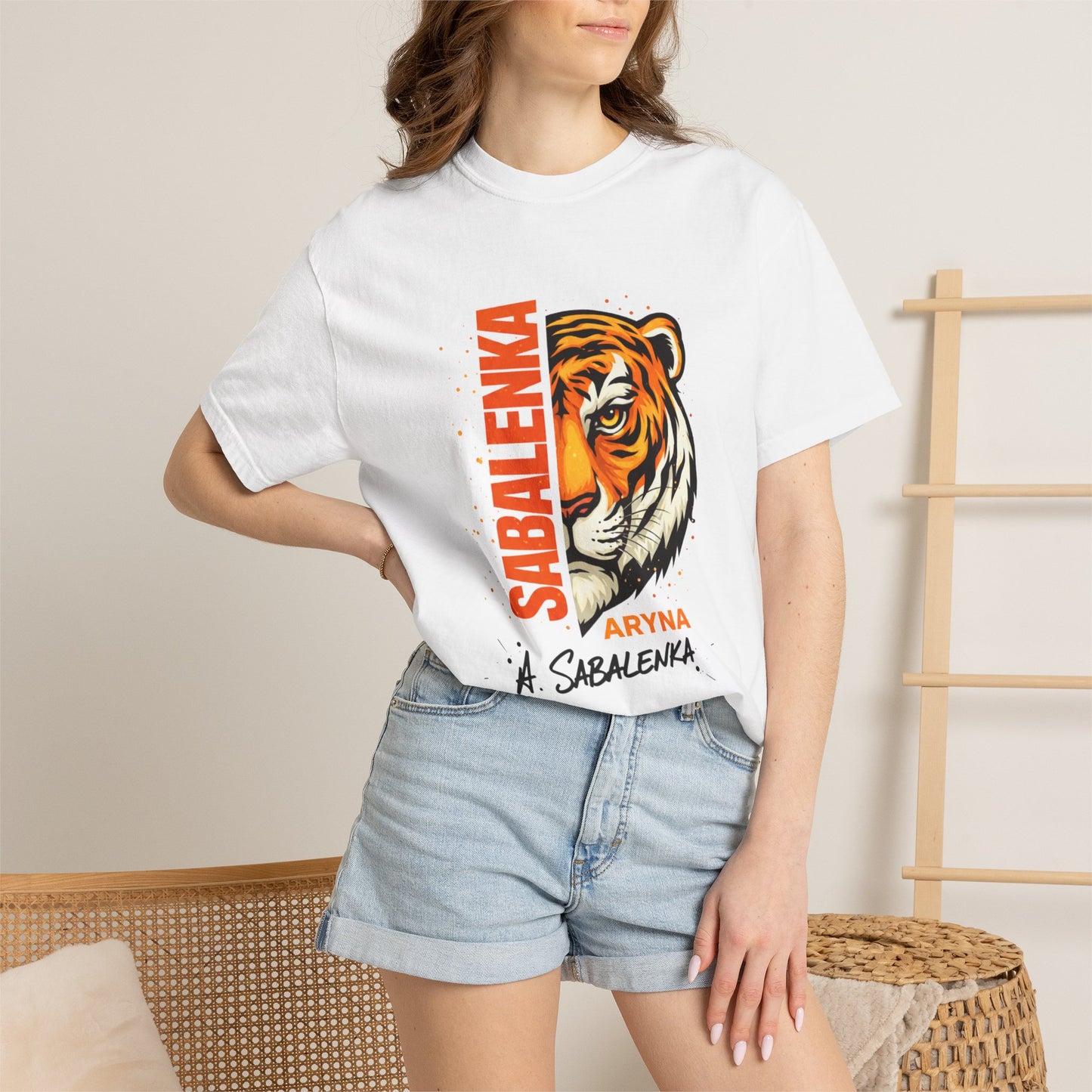 Aryna Sabalenka Tiger T-Shirt — Sabalenka Tennis Fan Tee