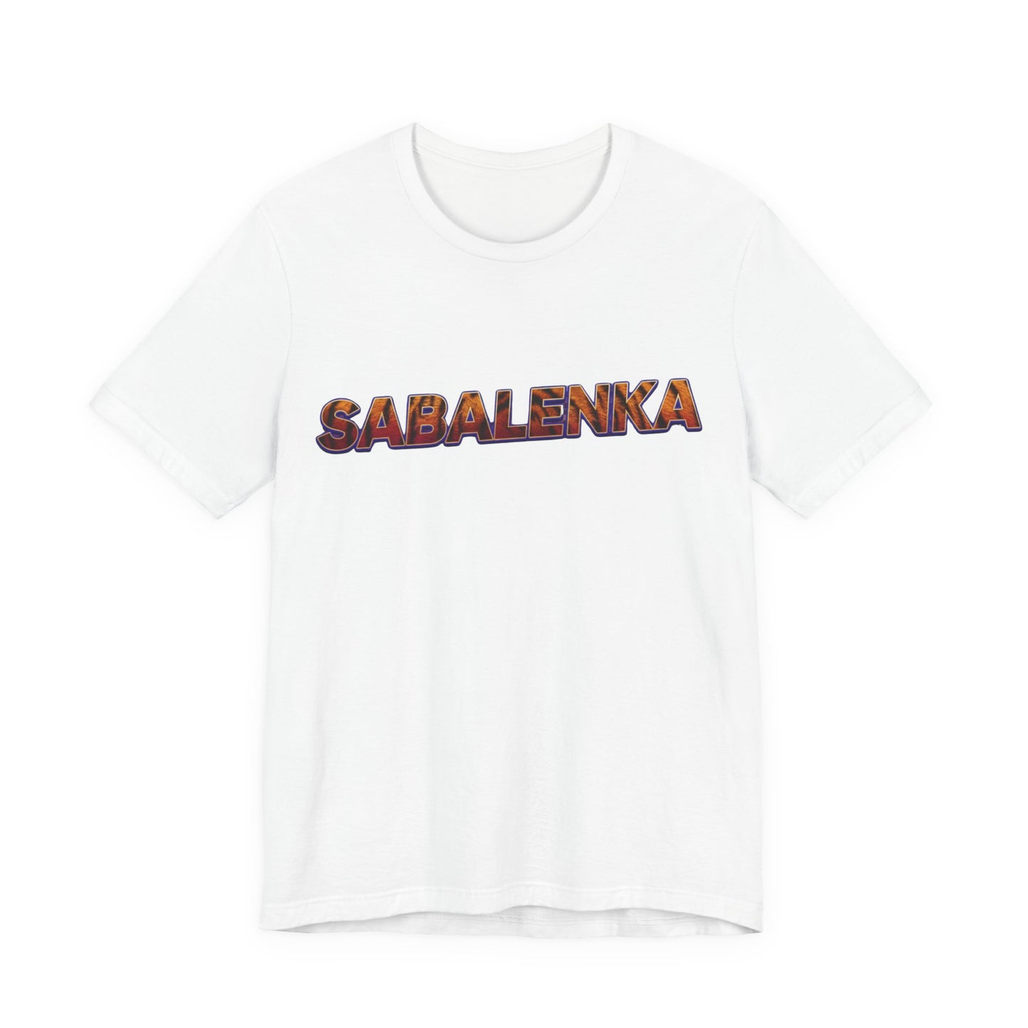 Sabalenka Tennis T‑Shirt — Bold Text Fan Tee