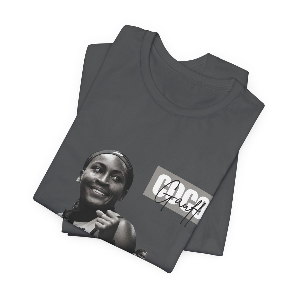 GOGP Graphic Tee — Black & White Motivational Photo T-Shirt