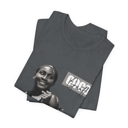 GOGP Graphic Tee — Black & White Motivational Photo T-Shirt