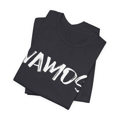 Vamos T-Shirt — Bold Brush Script Graphic Tee